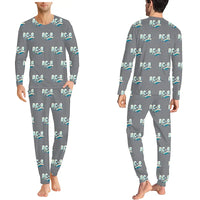 Thumbnail for McDonnell Douglas DC-9-30 - Men Pajamas - Cartoon Pattern - Gray