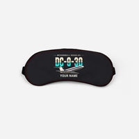 Thumbnail for McDonnell Douglas DC-9-30 - Original + Name - Sleep Mask - Black