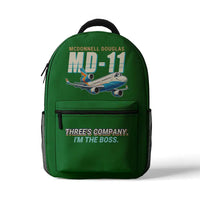 Thumbnail for McDonnell Douglas MD-11 - 3D Backpack - Cartoon - Green