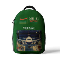 Thumbnail for McDonnell Douglas MD-11 - 3D Backpack - Green + Name