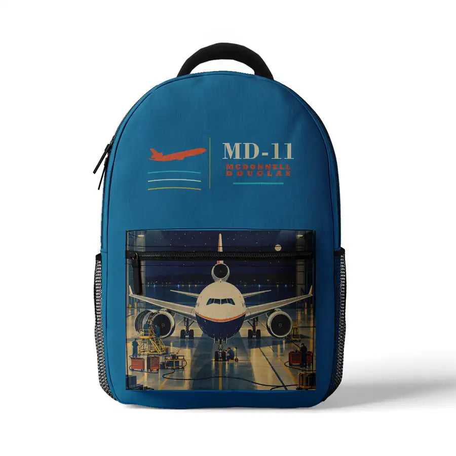 McDonnell Douglas MD-11 - 3D Backpack - Light Blue