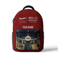 Thumbnail for McDonnell Douglas MD-11 - 3D Backpack - Red + Name