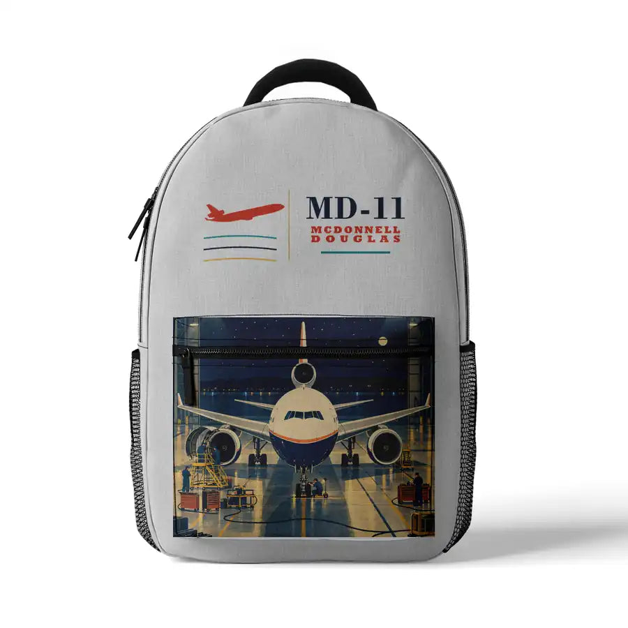 McDonnell Douglas MD-11 - 3D Backpack - White