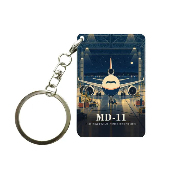 McDonnell Douglas MD-11 - 3D - Key Chain - Full Print