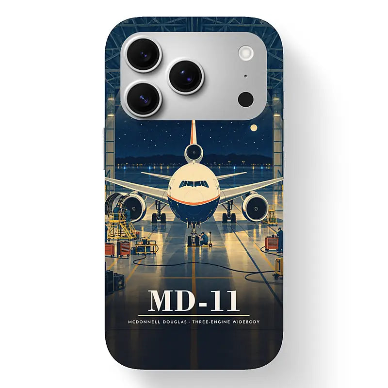 McDonnell Douglas MD-11 - 3D + Title - MagSafe iPhone 17 Pro - Black