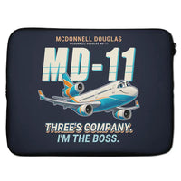 Thumbnail for McDonnell Douglas MD-11 - Cartoon - Laptop Sleeve