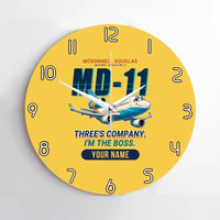 Thumbnail for McDonnell Douglas MD-11 - Cartoon + Name - No Frame - Yellow