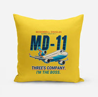 Thumbnail for McDonnell Douglas MD-11 - Cartoon - Pillow - Yellow