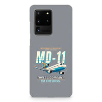 Thumbnail for McDonnell Douglas MD-11 - Cartoon - Samsung Case - Gray