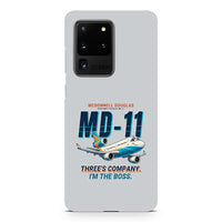 Thumbnail for McDonnell Douglas MD-11 - Cartoon - Samsung Case - Light Gray