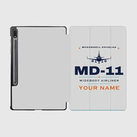 Thumbnail for McDonnell Douglas MD-11 - Heritage + Name - Samsung Tablet - Light Gray