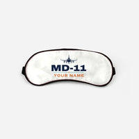 Thumbnail for McDonnell Douglas MD-11 - Heritage + Name - Sleep Mask - White