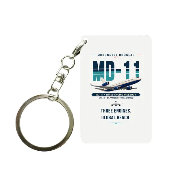 McDonnell Douglas MD-11 - Original - Key Chain - White