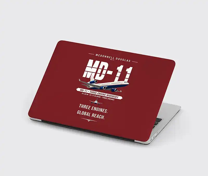 McDonnell Douglas MD-11 - Original - MacBook Case - Dark Red