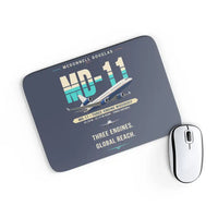 Thumbnail for McDonnell Douglas MD-11 - Original - Mouse Pad - Navy Blue
