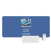 Thumbnail for McDonnell Douglas MD-11 - Original + Name - Desk Mat - Blue