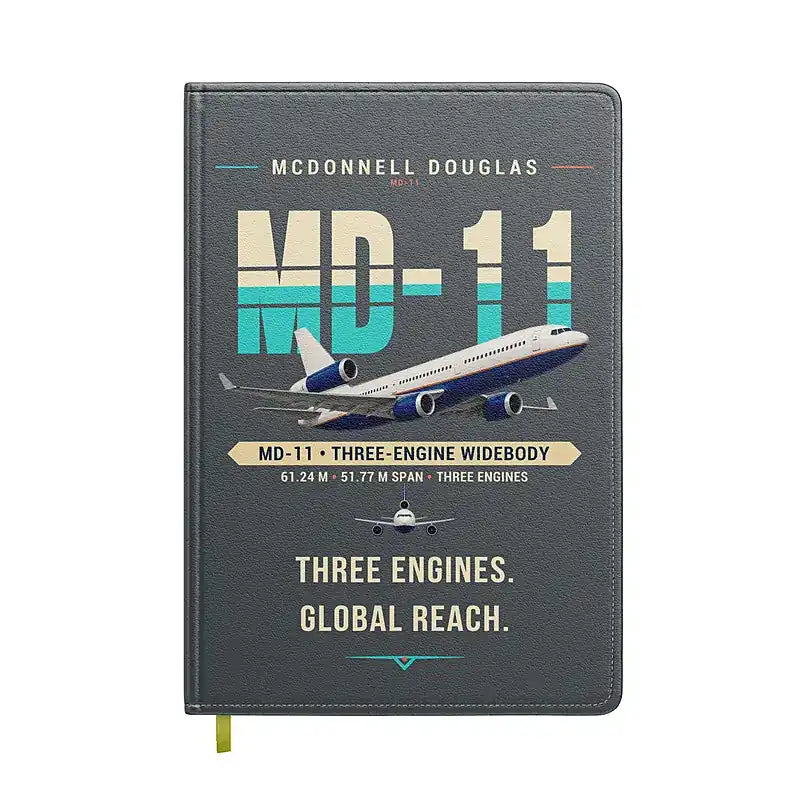 McDonnell Douglas MD-11 - Original - Notebook - Gray