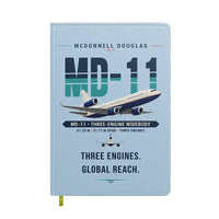 Thumbnail for McDonnell Douglas MD-11 - Original - Notebook - Light Blue