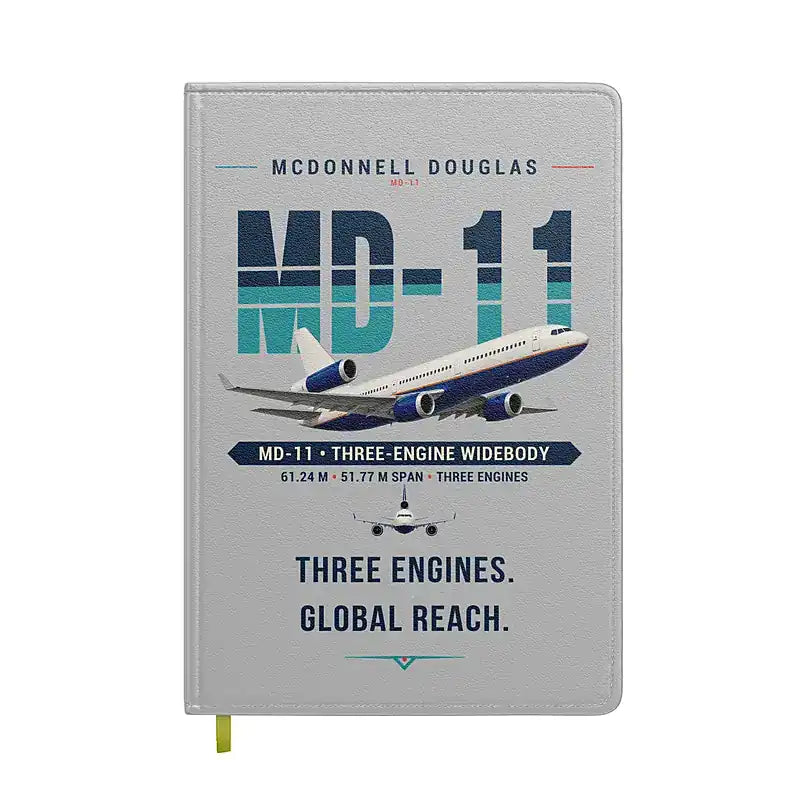 McDonnell Douglas MD-11 - Original - Notebook - Light Gray