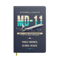 Thumbnail for McDonnell Douglas MD-11 - Original - Notebook - Navy Blue