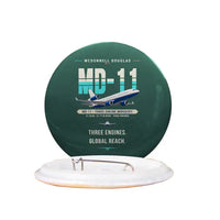 Thumbnail for McDonnell Douglas MD-11 - Original - Pin - Dark Green