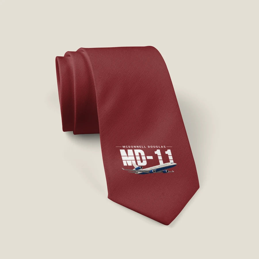 McDonnell Douglas MD-11 - Original - Tie - Dark Red