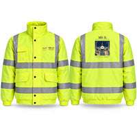 Thumbnail for McDonnell Douglas MD-11 Reflective Winter Jackets - Poster - Fluorescent Yellow