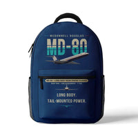 Thumbnail for McDonnell Douglas MD-80 - 3D Backpack - Original - Blue