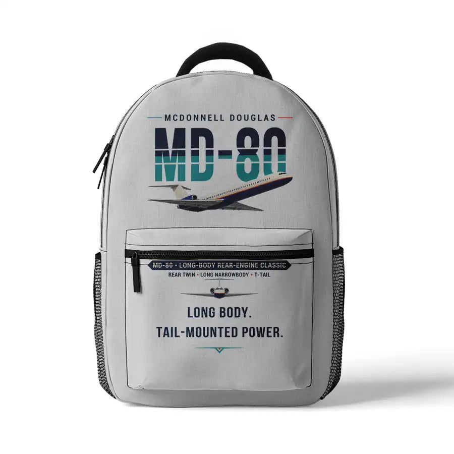 McDonnell Douglas MD-80 - 3D Backpack - Original - White