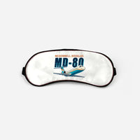 Thumbnail for McDonnell Douglas MD-80 - Cartoon - Sleep Mask - White