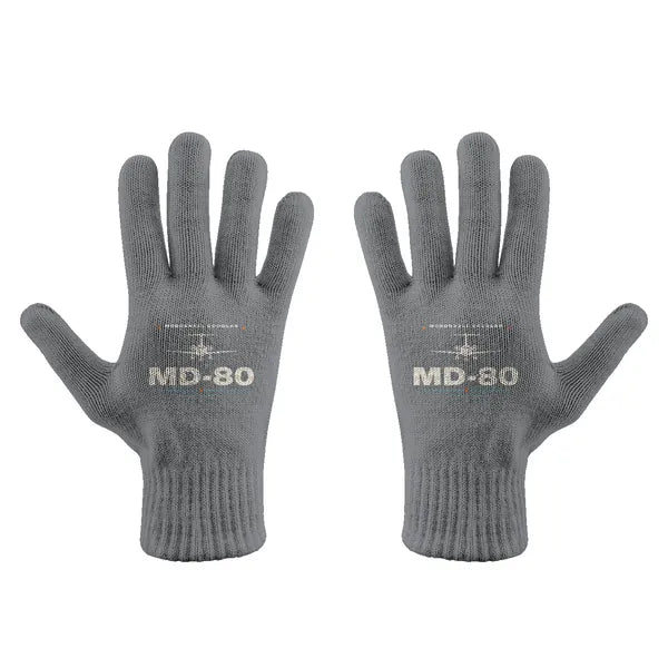 McDonnell Douglas MD-80 - Gloves - Full - Heritage - Gray