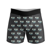 Thumbnail for McDonnell Douglas MD-80 - Men Boxers - Cartoon Pattern - Black