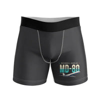 Thumbnail for McDonnell Douglas MD-80 - Men Boxers - Original - Black