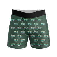 Thumbnail for McDonnell Douglas MD-80 - Men Boxers - Original Pattern - Dark Green
