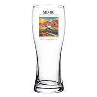 Thumbnail for McDonnell Douglas MD-80 - Poster - Pilsner Beer Glass