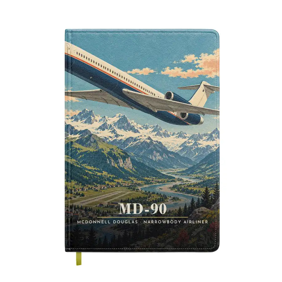 McDonnell Douglas MD-90 - 3D - Notebook - Full Print