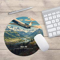Thumbnail for McDonnell Douglas MD-90 - 3D - Round Mouse Pad - Full Print
