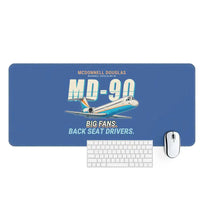 Thumbnail for McDonnell Douglas MD-90 - Cartoon - Desk Mat - Blue