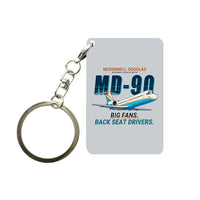 Thumbnail for McDonnell Douglas MD-90 - Cartoon - Key Chain - Light Gray