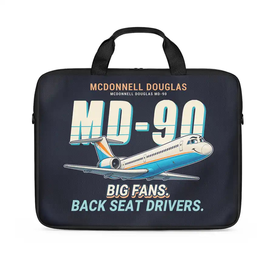 McDonnell Douglas MD-90 - Cartoon - Laptop Bag