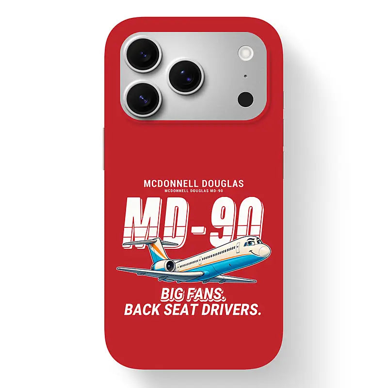 McDonnell Douglas MD-90 - Cartoon - MagSafe iPhone 17 Pro - Red