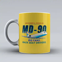Thumbnail for McDonnell Douglas MD-90 - Cartoon - Mug - Yellow
