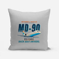 Thumbnail for McDonnell Douglas MD-90 - Cartoon - Pillow - Light Gray