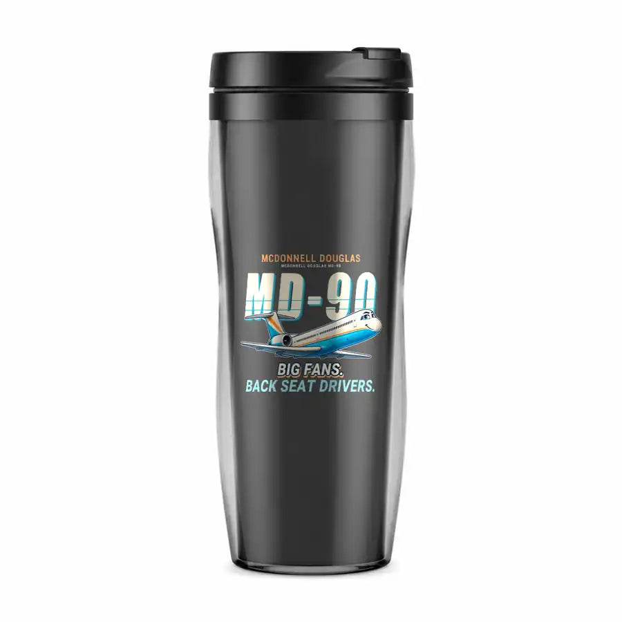 McDonnell Douglas MD-90 - Cartoon - Plastic (No Holder) - Gray