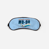 Thumbnail for McDonnell Douglas MD-90 - Cartoon - Sleep Mask - Light Blue