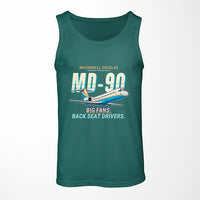 Thumbnail for McDonnell Douglas MD-90 - Cartoon - Tank Top - Green