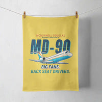 Thumbnail for McDonnell Douglas MD-90 - Cartoon - Towel - Yellow