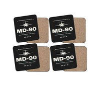 Thumbnail for McDonnell Douglas MD-90 - Heritage - Coaster Set - Black