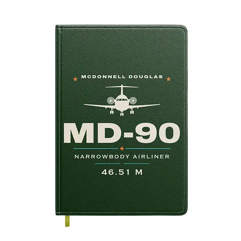 McDonnell Douglas MD-90 - Heritage - Notebook - Dark Green