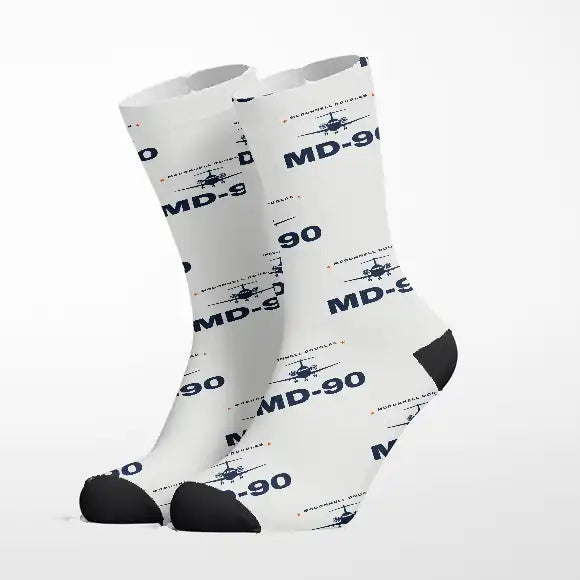 McDonnell Douglas MD-90 - Heritage - Socks - White
